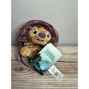 Disney Store Baby TUK TUK Plush Raya and the Last Dragon 9½" Roll Up Plush NWT‎